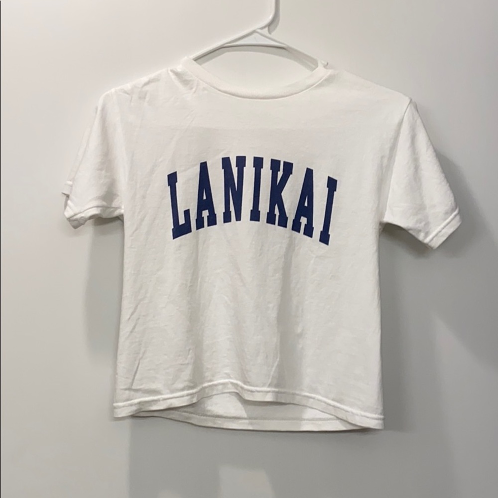 brandy melville lanikai white top